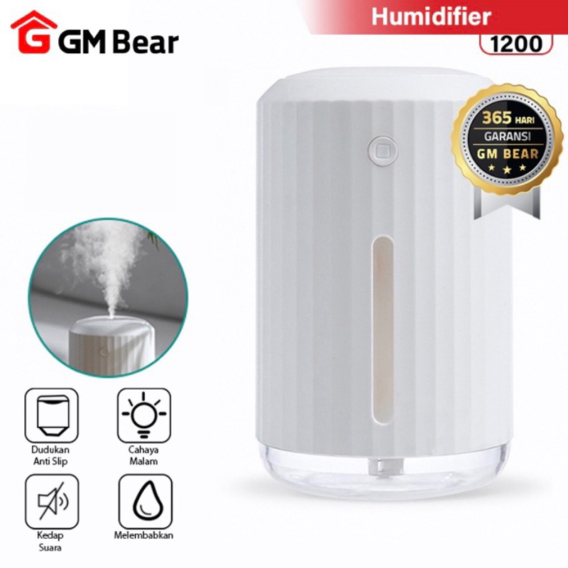 GM bear humidifier aroma terapi 1200 - pelembab udara diffuser 320ml