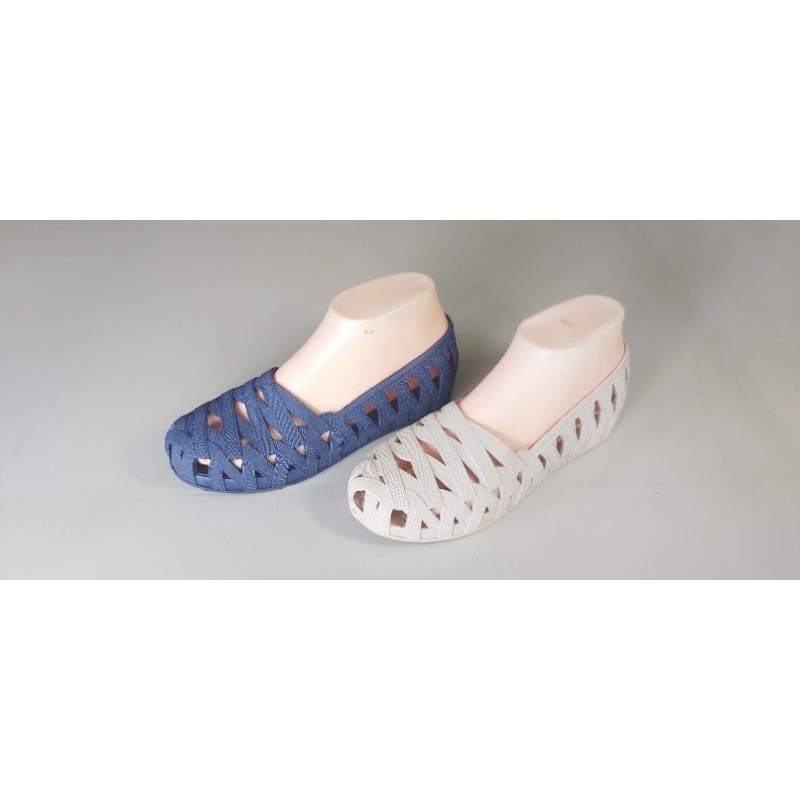 Sepatu Wanita QQ Model Q-400 Polos Flat Shoes Empuk Anti Slip