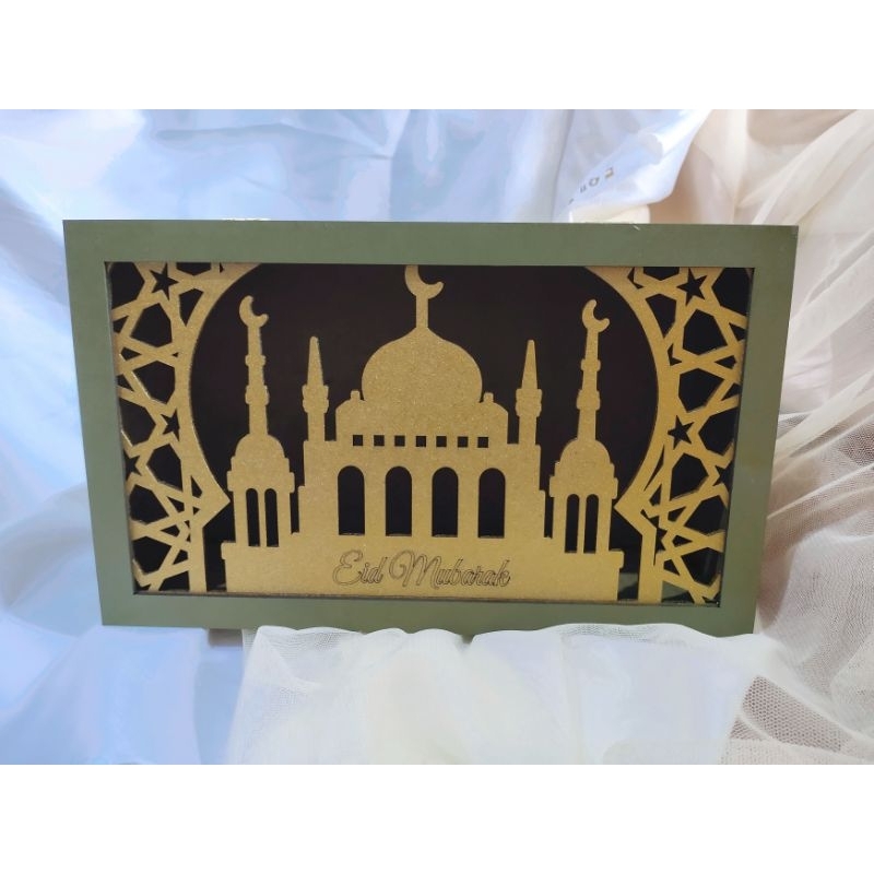 

Box Edisi Lebaran / Packaging Unik / Packaging Kokoh Laser Cutting Edisi Lebaran