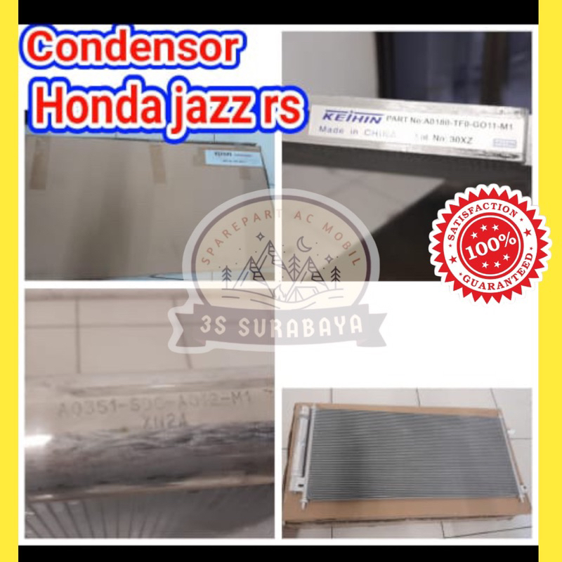Kondensor Jazz Rs Honda Ac Mobil