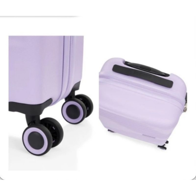 koper American tourister 20inch Twist Waves hardcase lilac