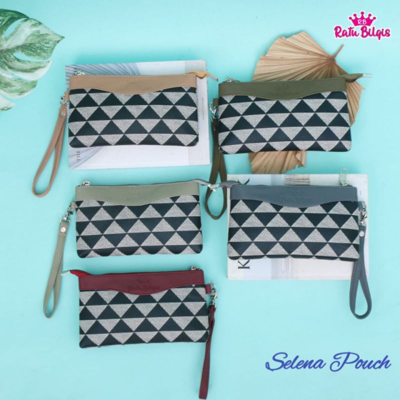 Selena Pouch By Ratu Bilqis Tempat Uang &amp; Kunci Muat Hp