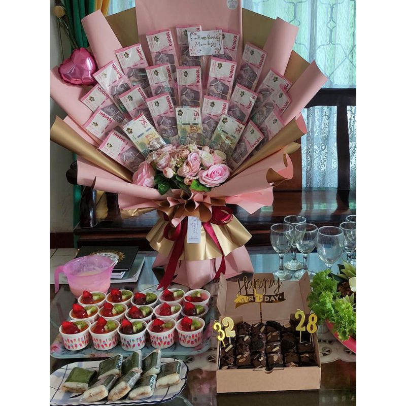 PRASASTI.ID - BOUQUET/BUKET UANG KOSONGAN 20 SLOT