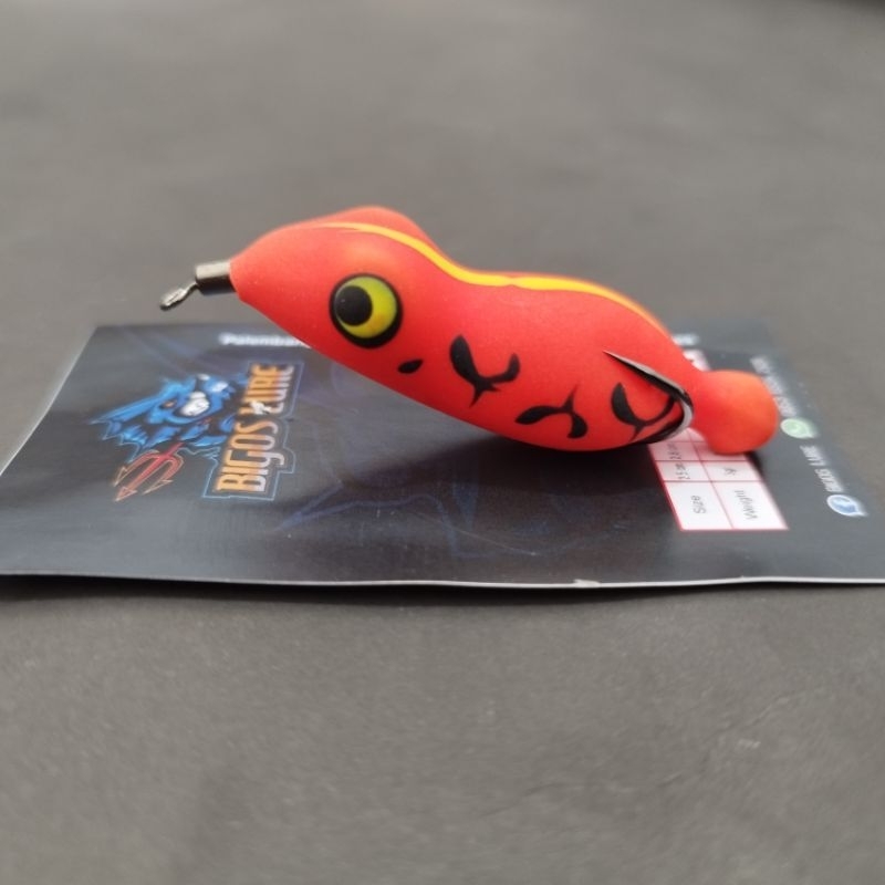 SOFT FROG GEOL BIGOS LURE 5 CM