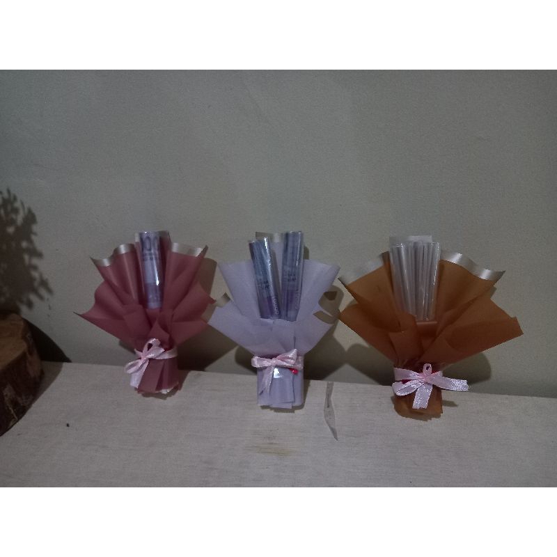 

Buket mini isi 3 Slot uang | Buket uang | amplop lebaran