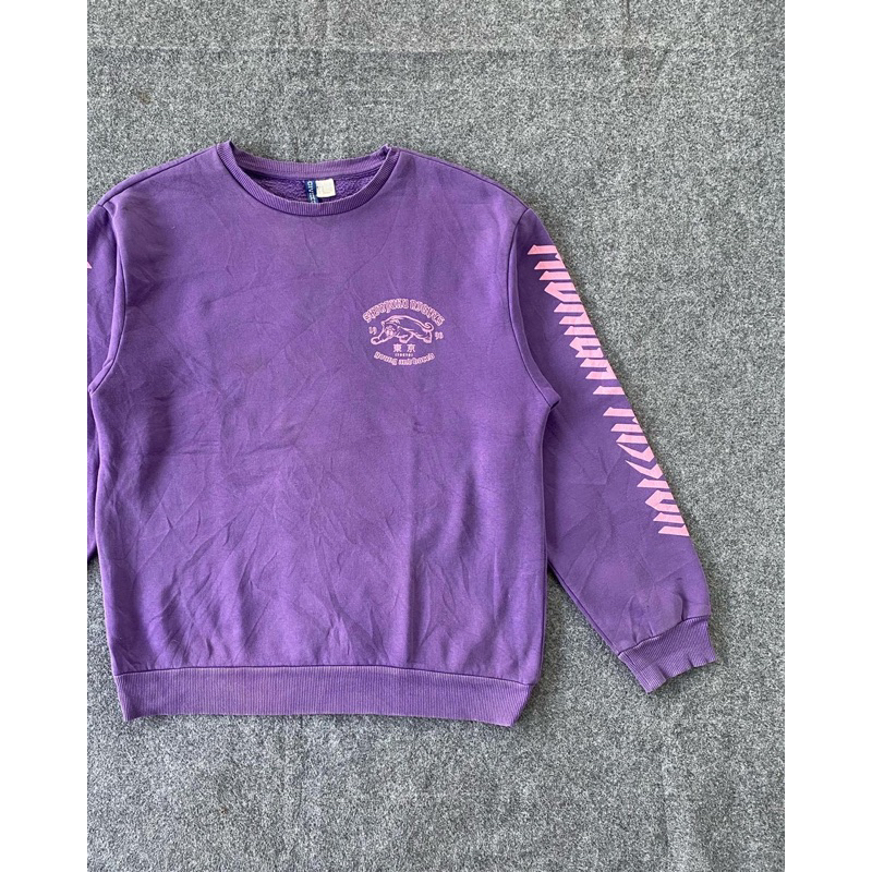CREWNECK H&M SECOND BRANDED ORIGINAL