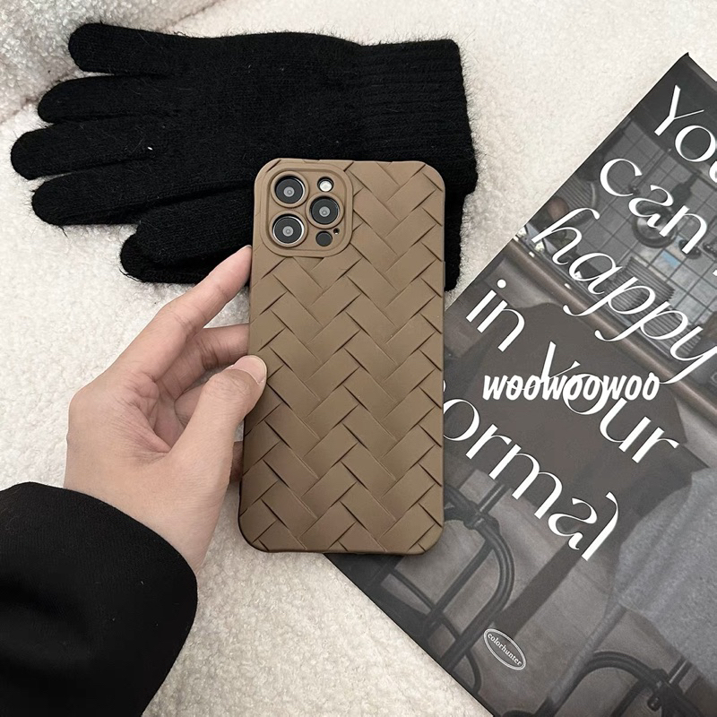 Braided Nude Series Matte Softcase Casing Case HP Lucu iphone XS XS Max XR 11 Pro Max 12 Pro Max 13 Pro Max 14 Pro Max