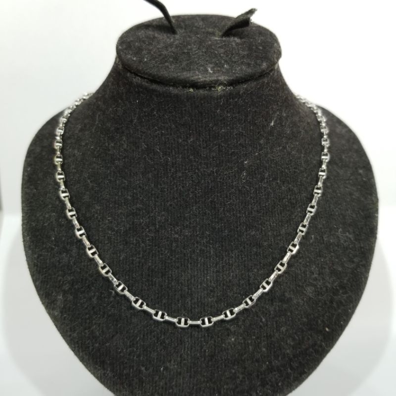 TERBARU Kalung Toscano Polos Koleksi Josean Elegant Emas Putih Asli