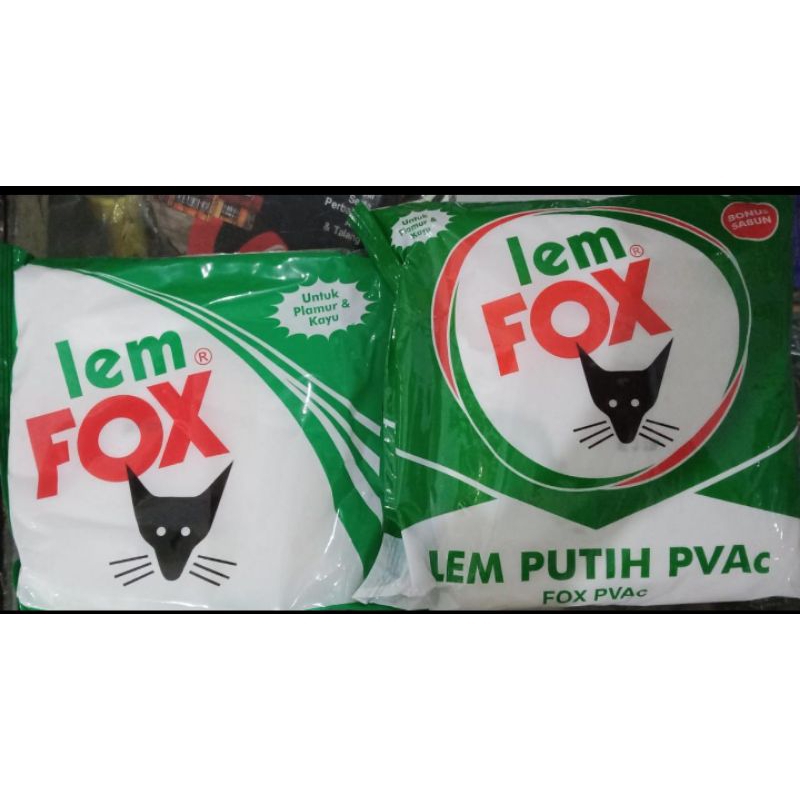 

Lem Fox Putih PVAc Bungkus Hijau 400 gr / 700 gr