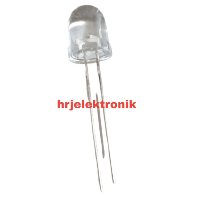 Led 8 mm putih - ungu