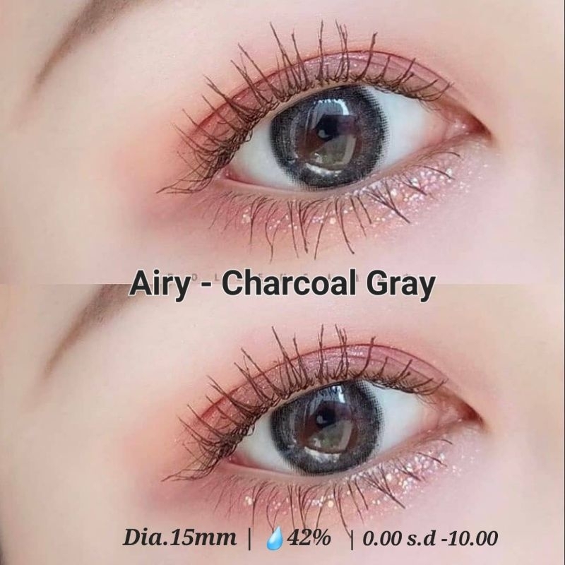 SOFTLENS AIRY BEIGE BROWN NUDE GREY OLIVE. NORMAL/MINUS s.d -10.00.SOFTLENS.dia.15mm