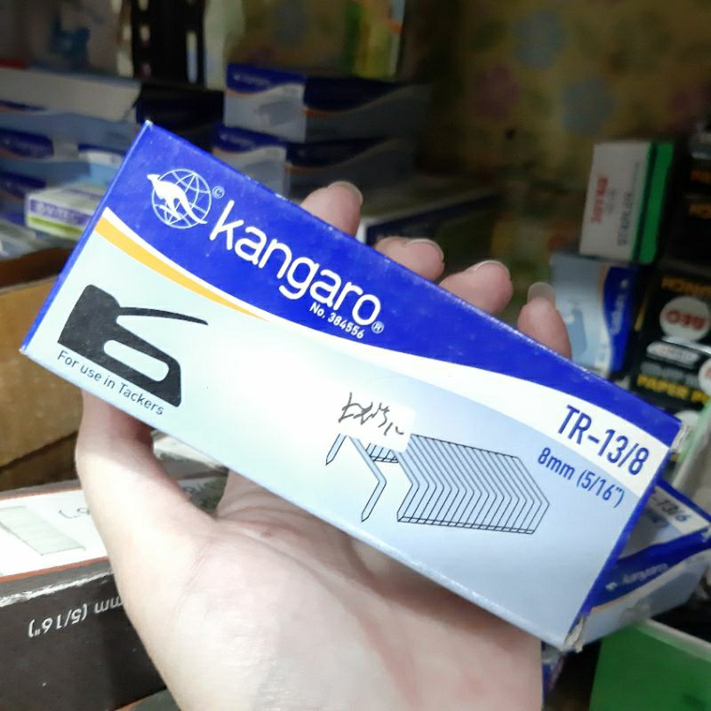 

kangaro staples tembak 13/6 , 13/8 isi 5000