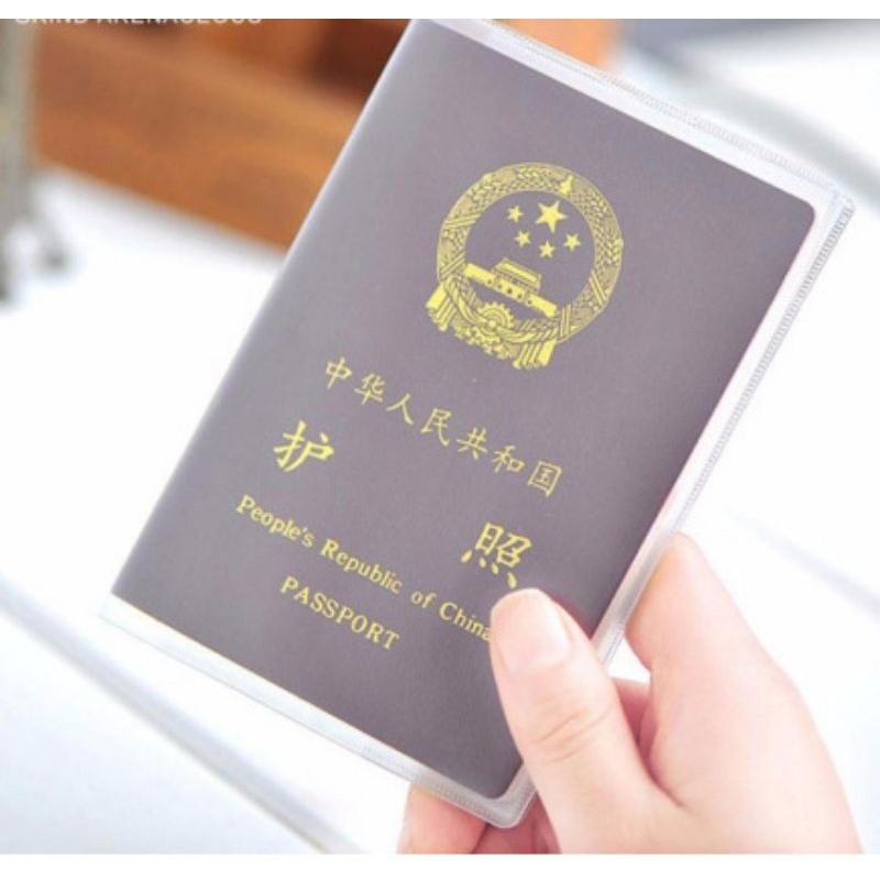 DHIOSHOPI - Sampul Buku Paspor Plastik - sampul paspor transparan