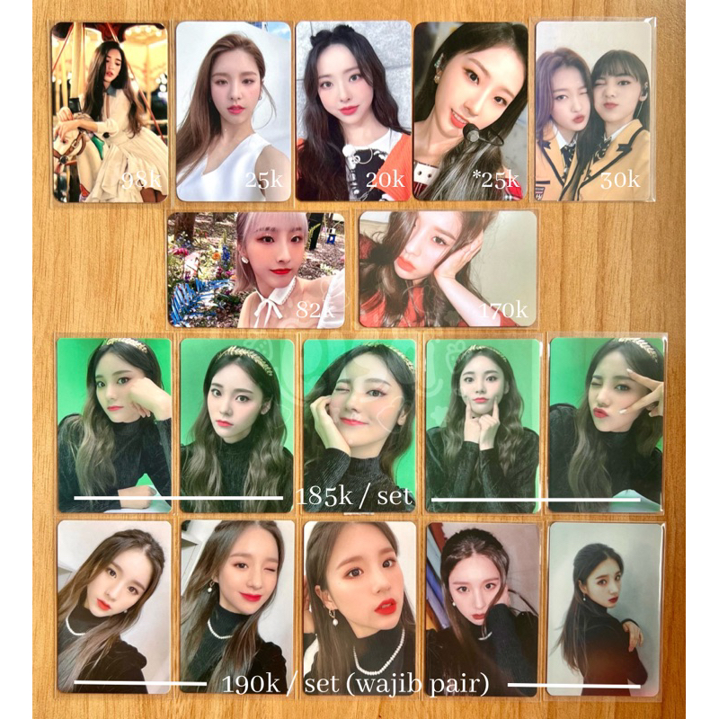 [READY STOCK CEK DESKRIPSI] LOONA PHOTOCARD HEEJIN HASEUL VIVI GOWON SOLO TRADING CARD TC SEOUL PB R