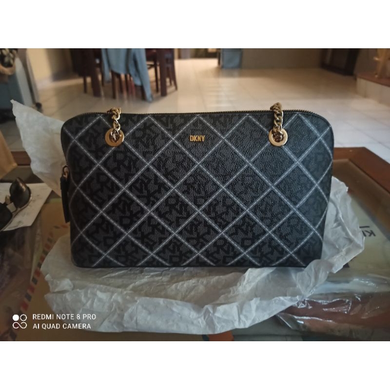 Tas DKNY tas selempang shoulder bag official logo