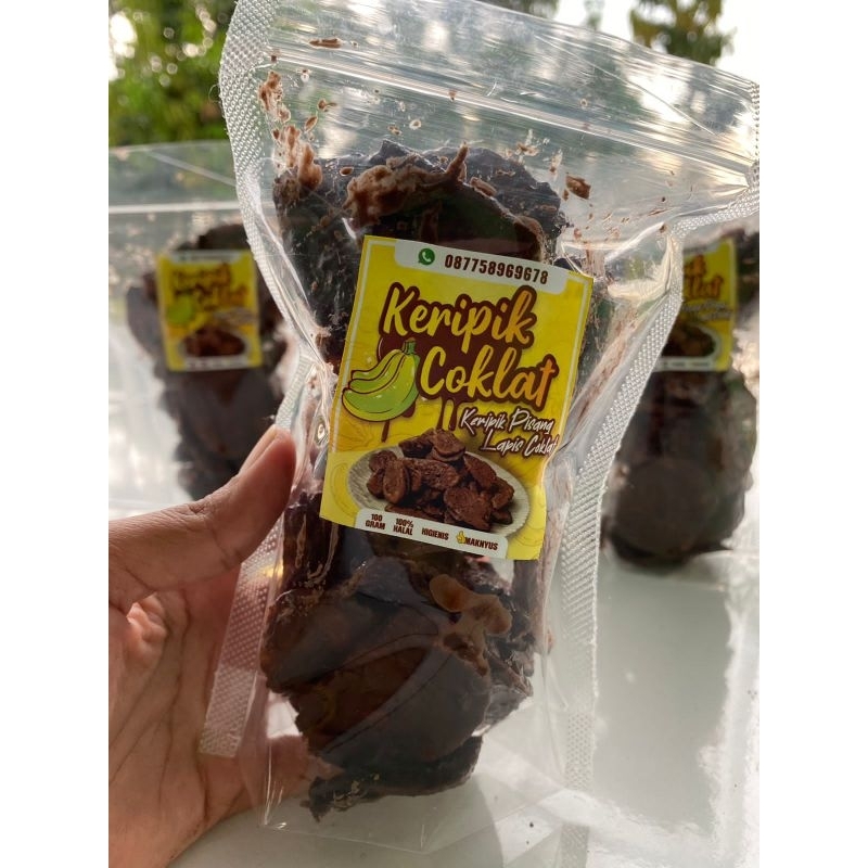 

keripik pisang coklat LUMER