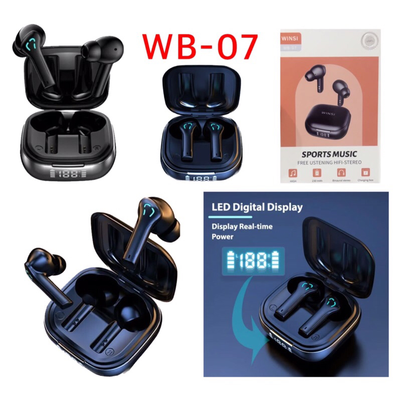 Handsfree Bluetooth TWS / Earphone WINSI WB