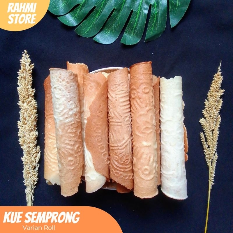 

Kue Semprong seupeut roll lipat kapit kipas renyah manis | Aceh