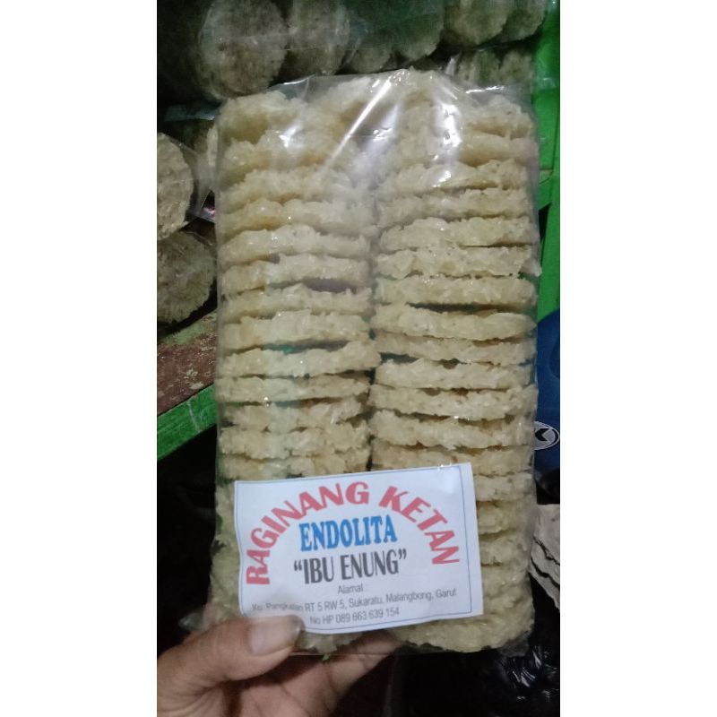 

reginang/rangginang mentah 1 kg rasa ori sama terasi.