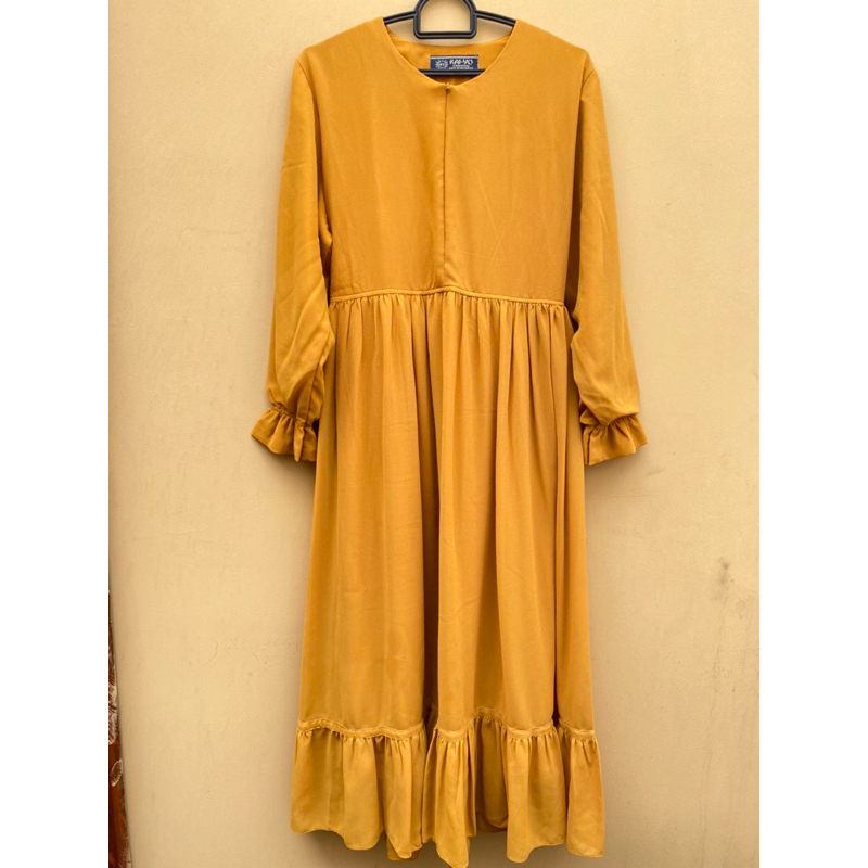 PRELOVED BAJU MUSLIM/ DRESS LUCU/ MIDI DRESS/ BAJU MUSLIM/ BAJU LEBARAN/ DRESS KONDANGAN/ DRESS LUCU