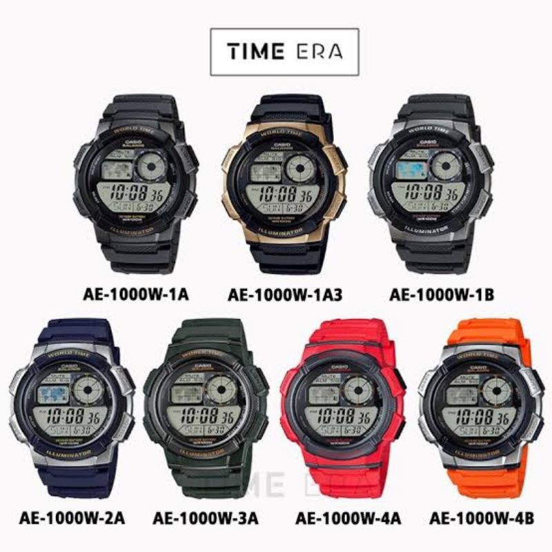 Tali Kanvas Casio AE 1000 AE 1200 SGW 300 Strap Nylon Kanvas Pengganti Replacement