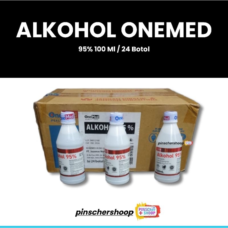 Alkohol Antiseptik 95 % Onemed 100 Ml Per Karton (24 btl)