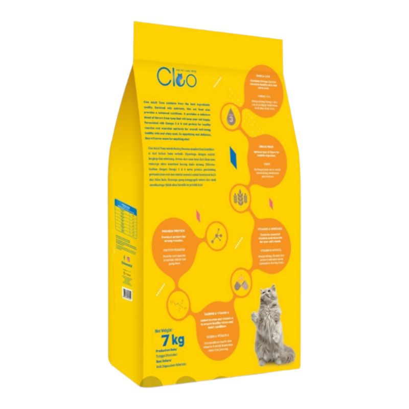 Ekpedisi Only makanan kucing cleo tuna 7 kg