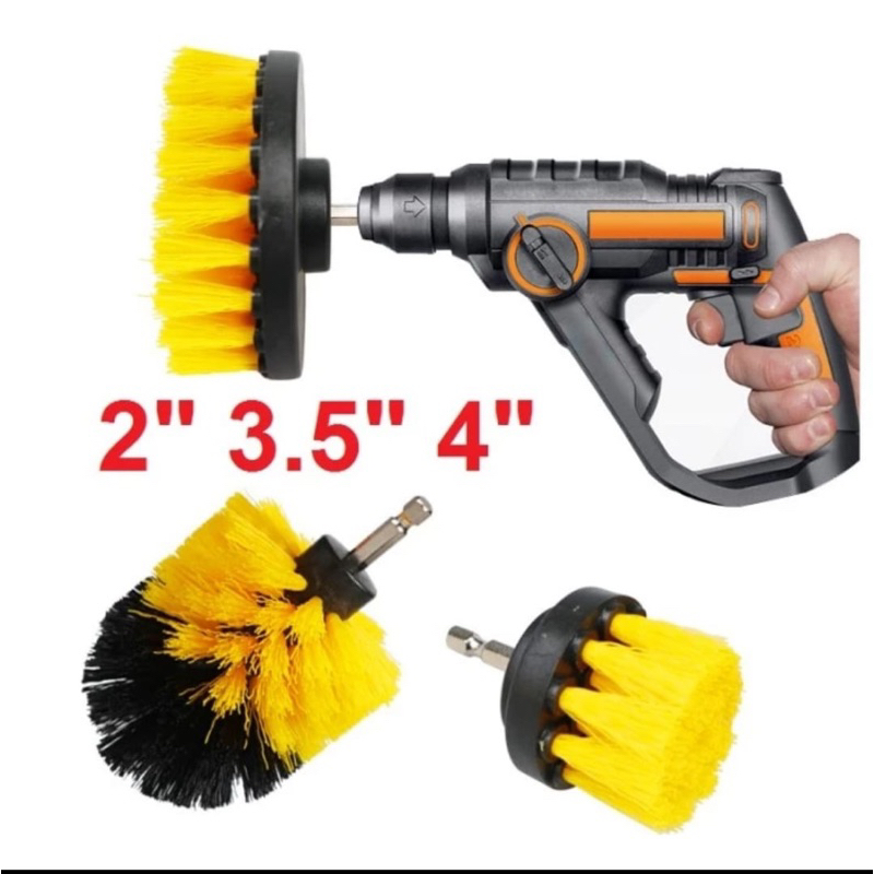 Mata bor sikat pembersih kepala sikat bor listrik cleaning head 6pcs