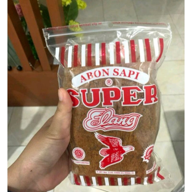 

Abon Sapi Super Cap Elang Berat 250gr - Abon Boyolali Super