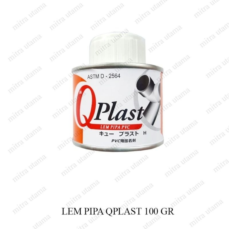Lem Pipa Qplas Kaleng Kecil 100 gr