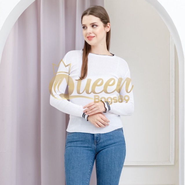 Queenbags89 baju outfit cewek baju atasan wanita baju Rajut Song he kyo