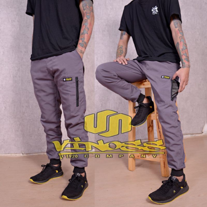 celana panjang joger pria polos murah original slim fit MRAYGIS STORE.