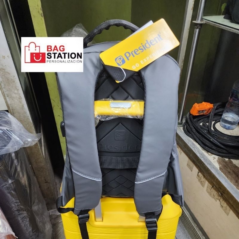 BACKPACK PRESIDENT USB PORT ORIGINAL TAS RANSEL LAPTOP TAS SEKOLAH