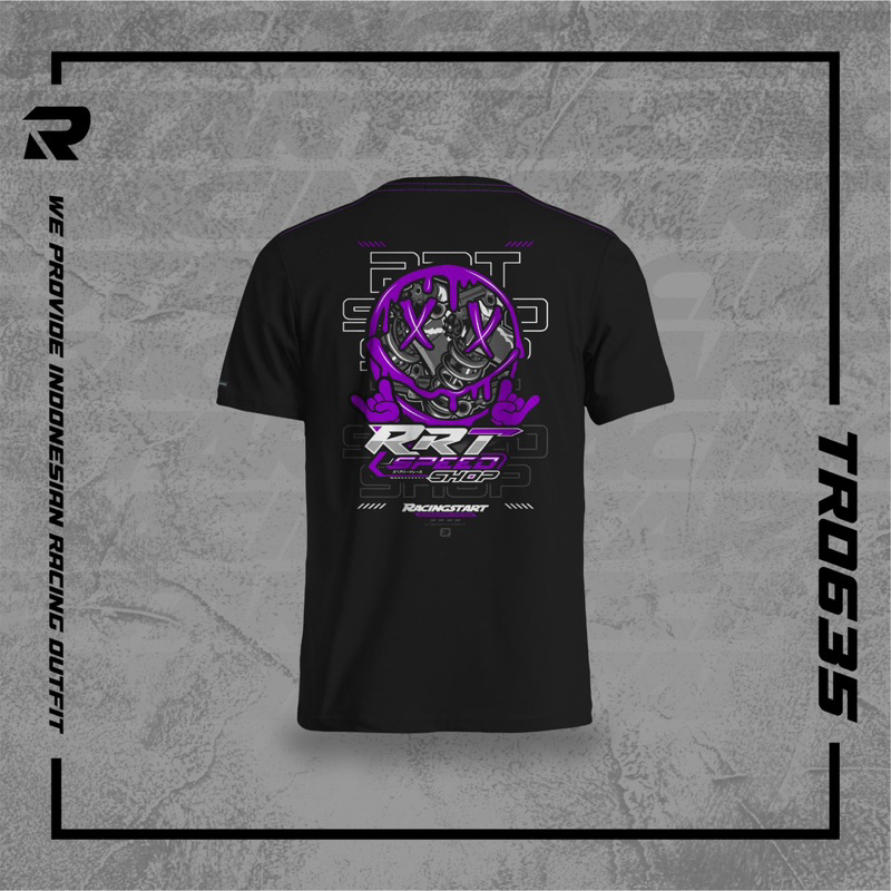 KAOS T SHIRT RRT SPEEDSHOP X RACINGSTART ORIGINAL