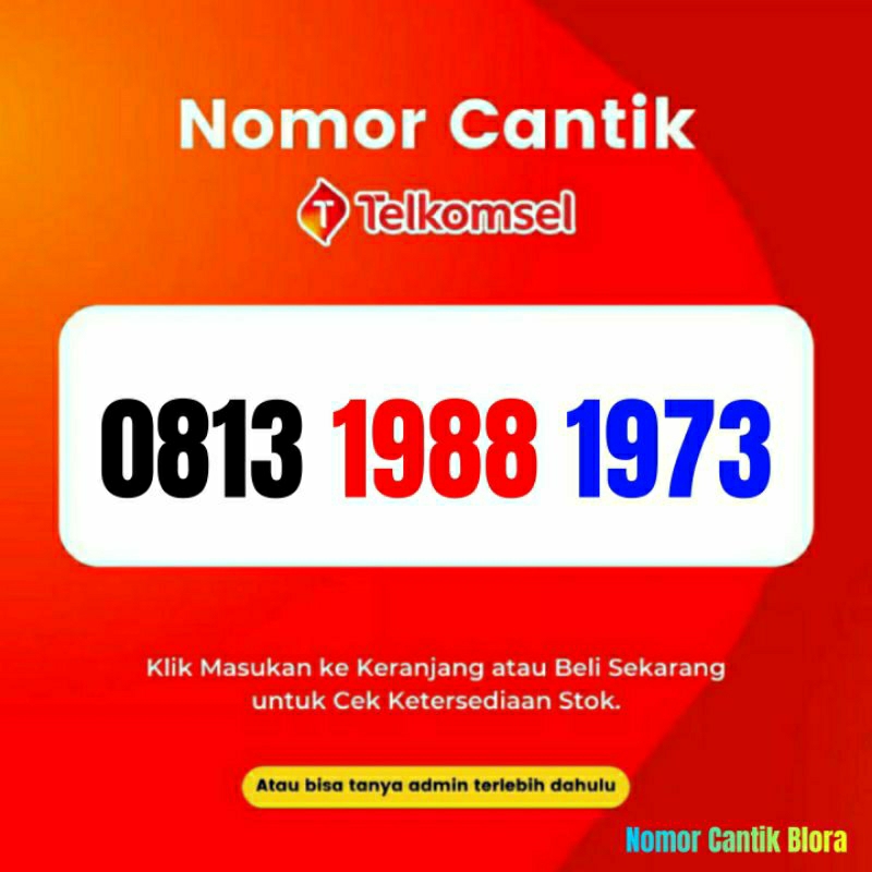 Nomor Cantik Simpati Tahun Nomer Cantik Simpati Tahun 1988 1973