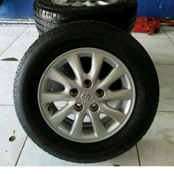Std Velg Mobil Innova Luxury R15 Velg Original Bekas Murah Copotan Toyota Ring 15x6 Baut 5x114 Et45