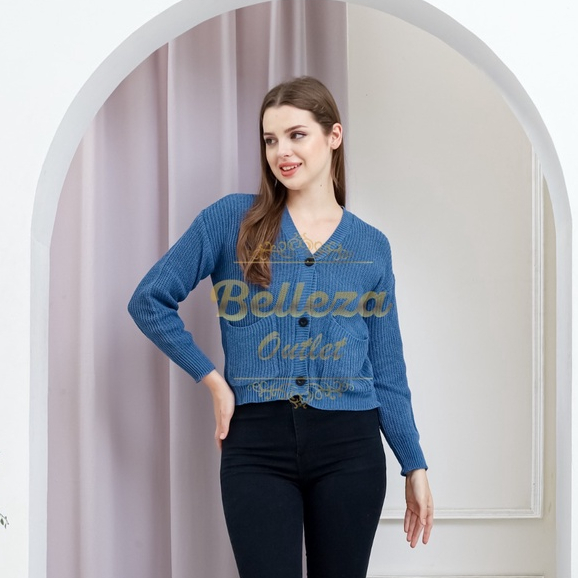 Belleza Outlet Official baju rajut Cardigan rajut atasan wanita SHELLY 7 GET PREMIUM