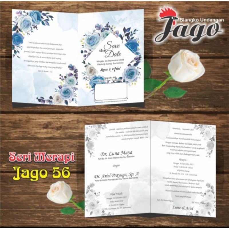 Blangko Undangan Seri Jago 56
