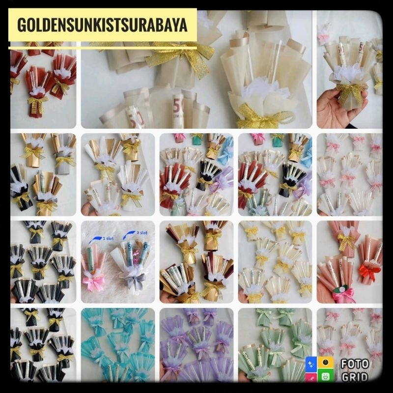 

Buket angpau lebaran/buket uang mini/buket angpau lebaran sticker idul Fitri
