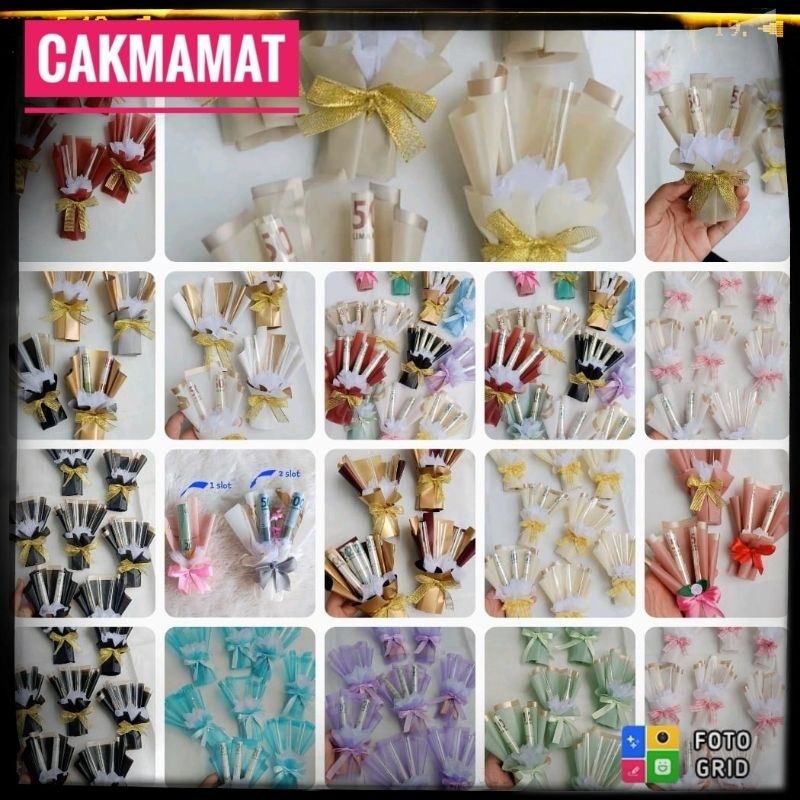 

Buket angpau lebaran/buket uang mini/buket angpau lebaran sticker idul Fitri