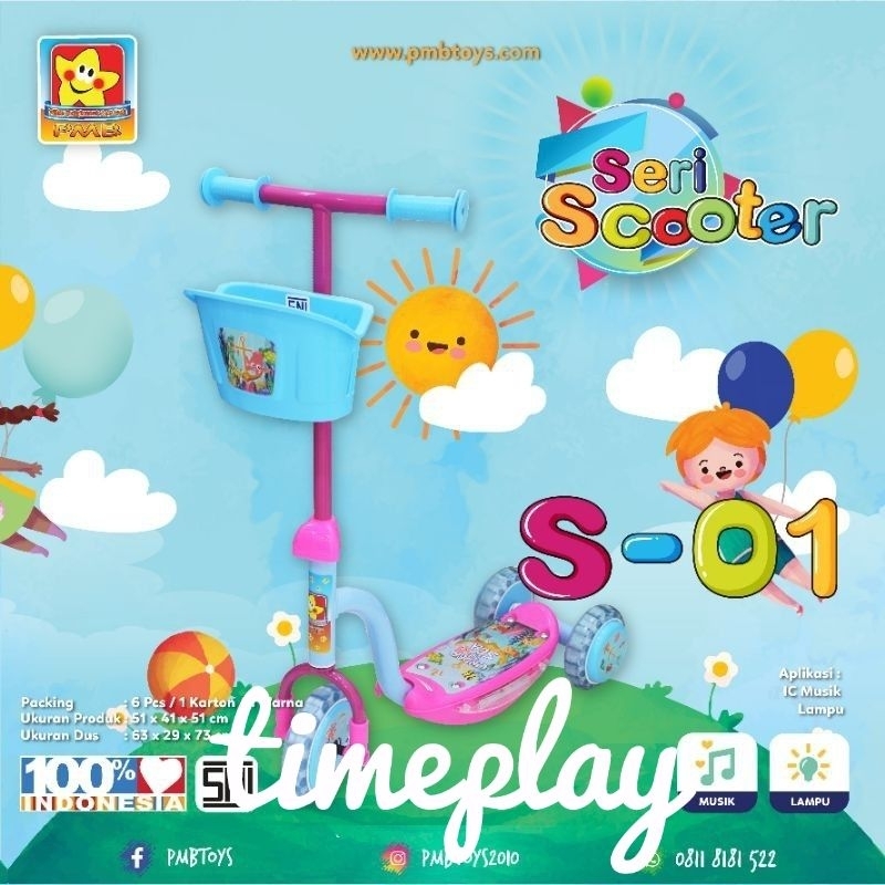 Scooter otoped otopet anak s01 PMB