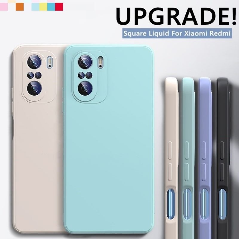 BARA 3 | Square Softcase TPU Edge Lens Full Protection Case Xiaomi Redmi 12C Note 10 5G Poco F3 F4 M3 M4 X3 NFC PRO 4G/5G