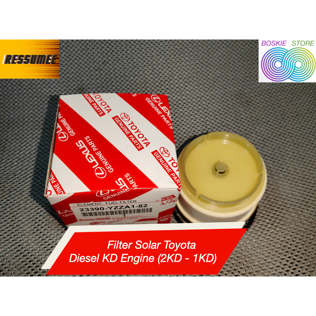 Filter Solar Toyota Fortuner Innova Hilux 2KD 1KD Toyota Diesel