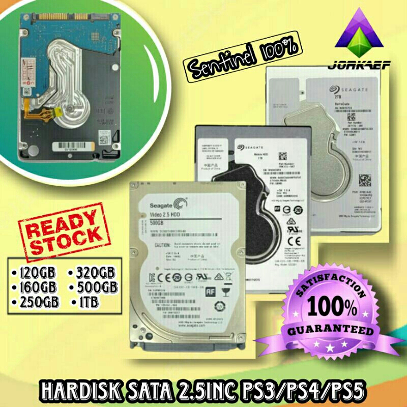 Harddisk SATA 2.5 inch 500GB - 1TB - 2TB NEW GARANSI 1 TAHUN