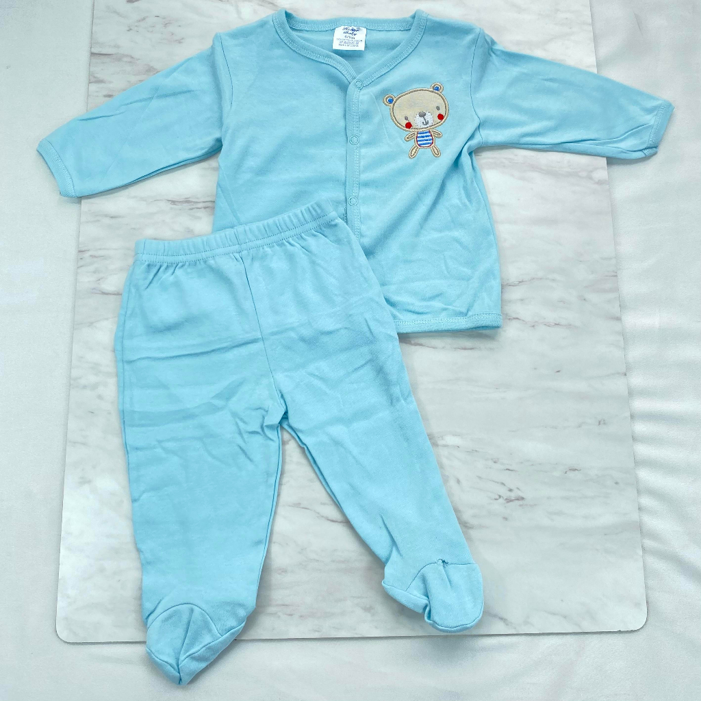 Jumper set baby usia 0-9 bulan / baju jumpsuit 8in1 lengan panjang  Kupluk sarung tangan ala korea