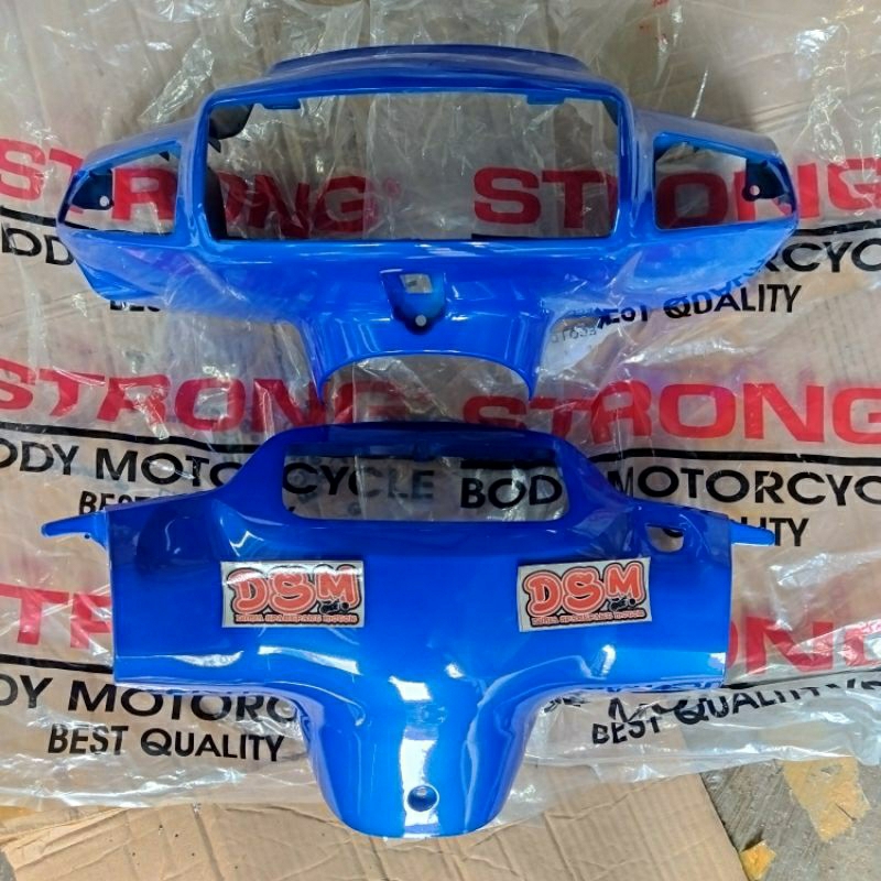 BATOK KEPALA LUMBA BIRU / BATOK KEPALA SATRIA LUMBA KOTAK 2 TAK BIRU