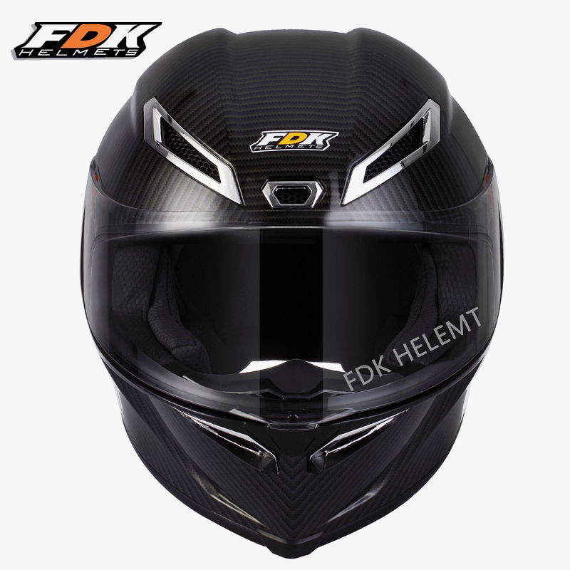 FDK Helm Full Face Glossy Black Pista Model Motor Helm Tersedia Untuk Pria Dan Wanita Bisa Cod