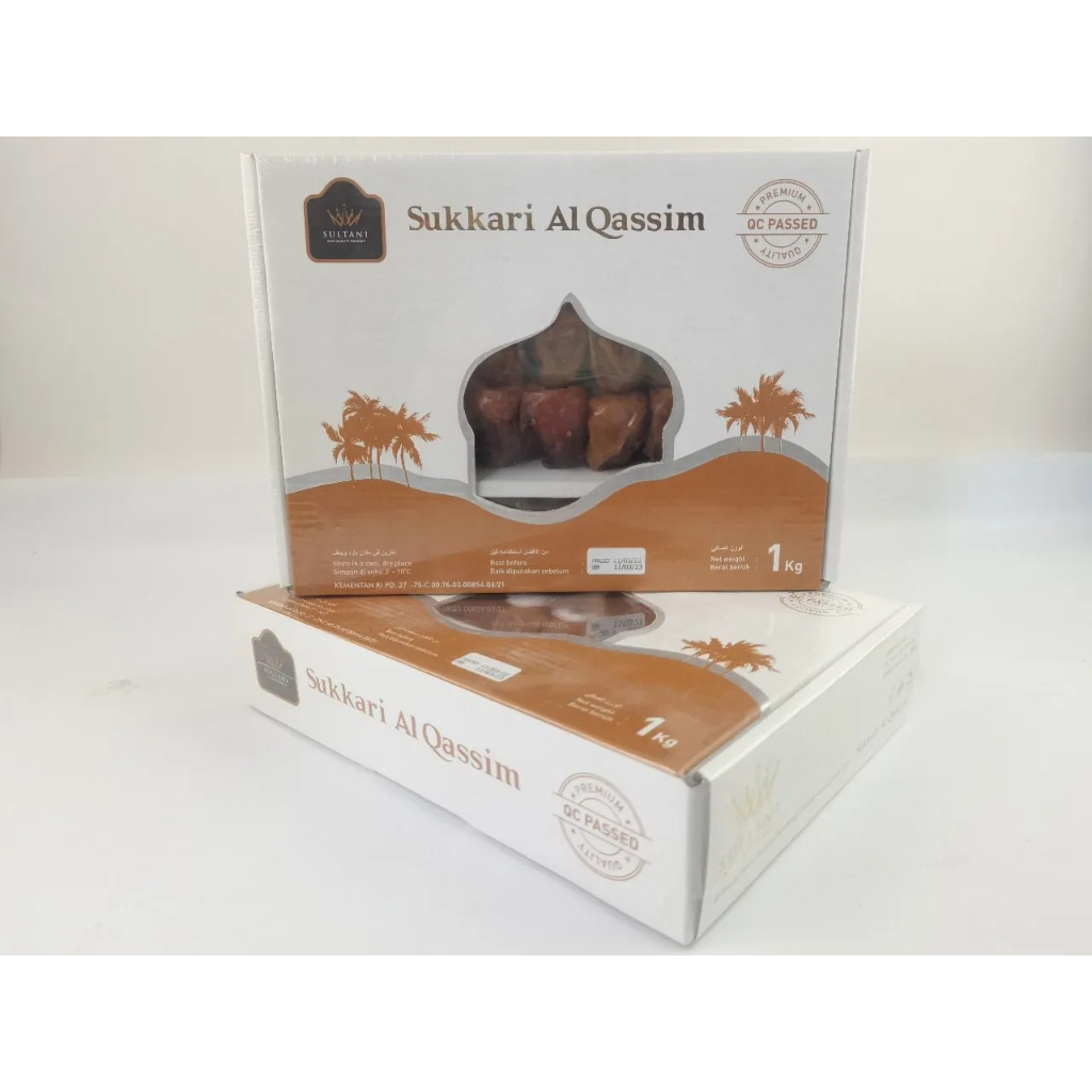 Kurma SUKARI AL QASSIM SULTANI 1KG  SUKARI PREMIUM