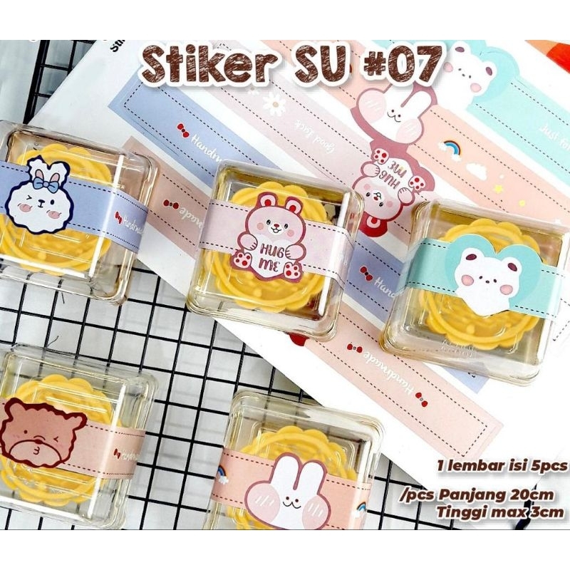 Sticker Seal SU #07 / Stiker Dus Box Kemasan Packing / Sticker Seal Dus