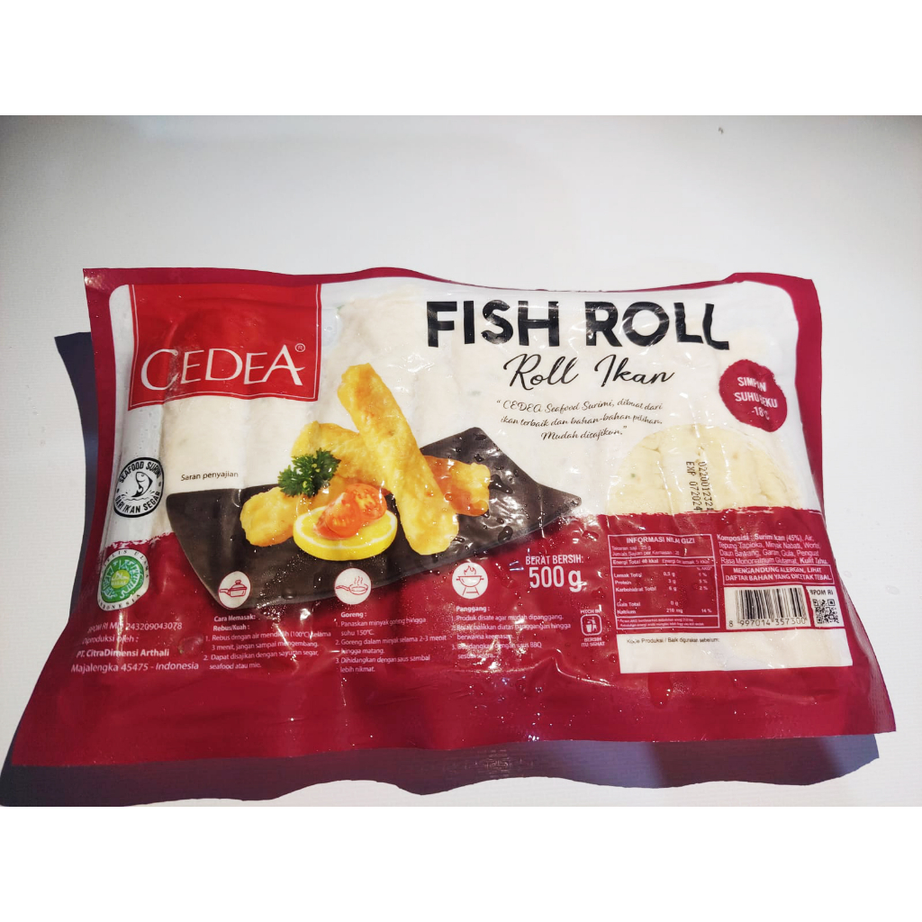 

CEDEA Fish Roll Cheese/ Roll ikan Keju 500g